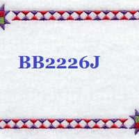 Arkansas Crossroads BB2226J Quilt Label  small machine embroidered personalized - BarbaraJs Pocket Pillows and Patches