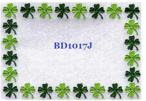 Clover BD1017J Quilt Label   machine embroidered personalized - BarbaraJs Pocket Pillows and Patches