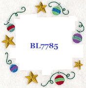 Merry & Bright BL7785J Quilt Label machine embroidered personalized - BarbaraJs Pocket Pillows and Patches