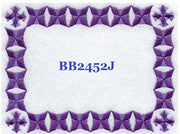 Amethyst BB2452J  Quilt Label   machine embroidered personalized - BarbaraJs Pocket Pillows and Patches