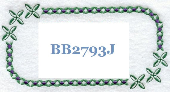 Bay Leaf BB2713J Quilt Label small machine embroidered personalized - BarbaraJs Pocket Pillows and Patches